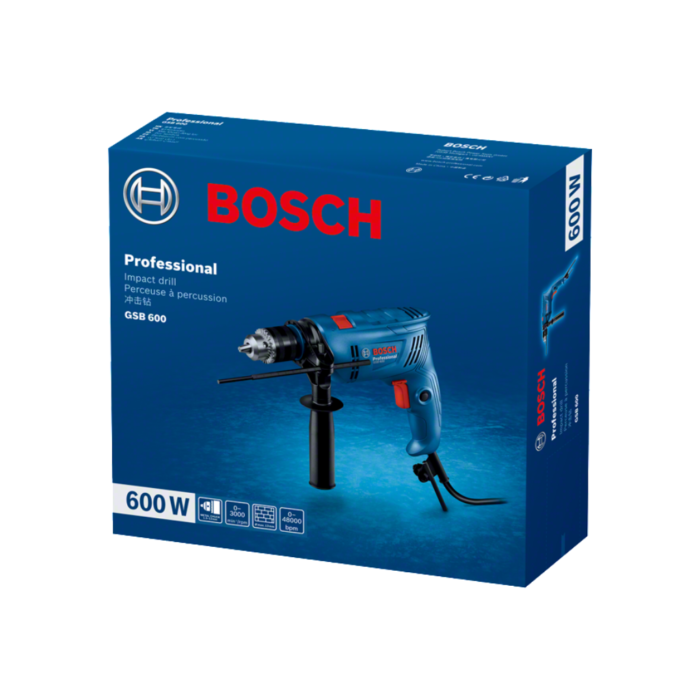 Perceuse à percussion GSB 600 Professional Bosch – Image 2